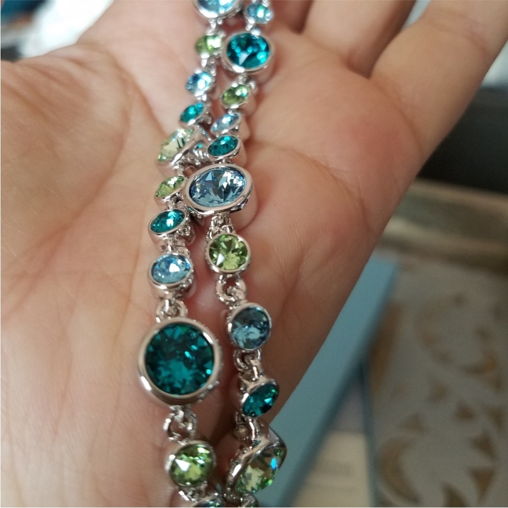 Authentic Swarovski Touchstone Multicolor Double … - image 7